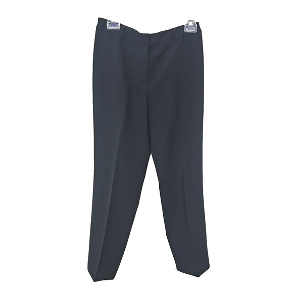 Jones New York Black Dress Pants 8 Petite Straight Leg Career Trousers - Picture 1 of 6